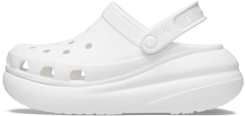 Γυναικείο Σαμπό Crocs Crush Clog Ανατομικό Χρώματος Λευκό 207521-100