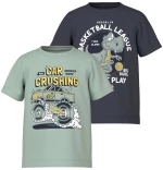 Σετ 2 κοντομάνικα t-shirt 1-8 victor 13231750 Name It