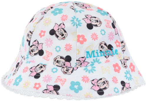 Στρογγυλό καπέλο "Minnie" λευκό (Λευκό)