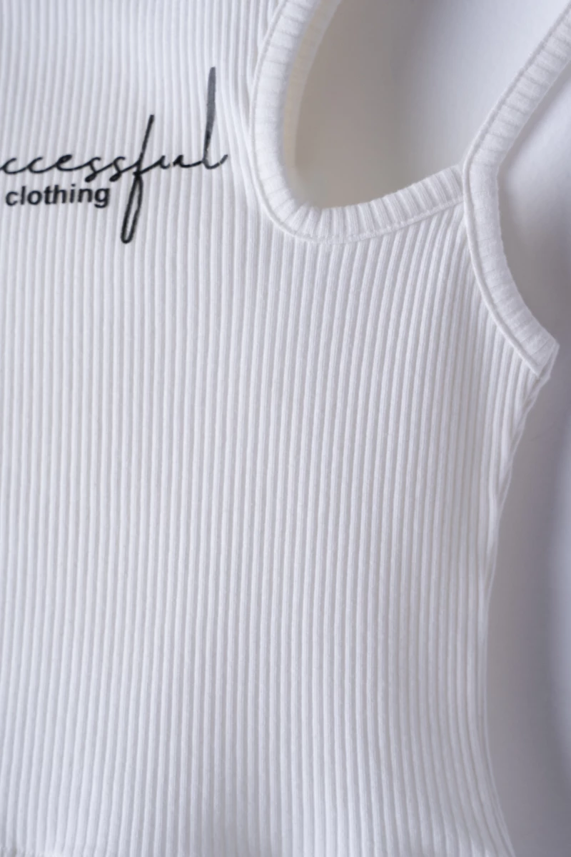 Μπλούζα "Successful clothing" λευκή (Λευκό)