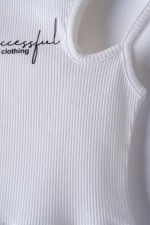 Μπλούζα "Successful clothing" λευκή (Λευκό)