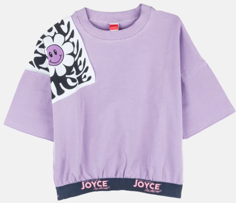 Σετ κολάν εποχιακό κορίτσι "Joyce fashion" λιλά (Λιλά)