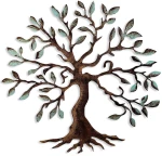 Διακοσμητικό Τοίχου Tree 891TNL2427 60x60cm Multi Wallity Μέταλλο