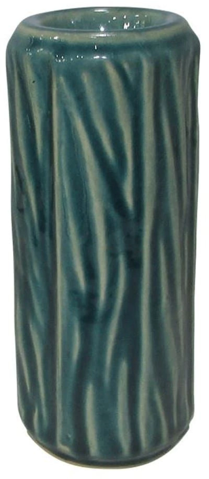 Κηροπήγιο Για Ρεσώ 003-123-044 7,7x7,7x17,3cm Green Κεραμικό