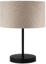 Φωτιστικό Επιτραπέζιο 780SGN2572 24x15x37cm E27 60W Black-Beige Opviq