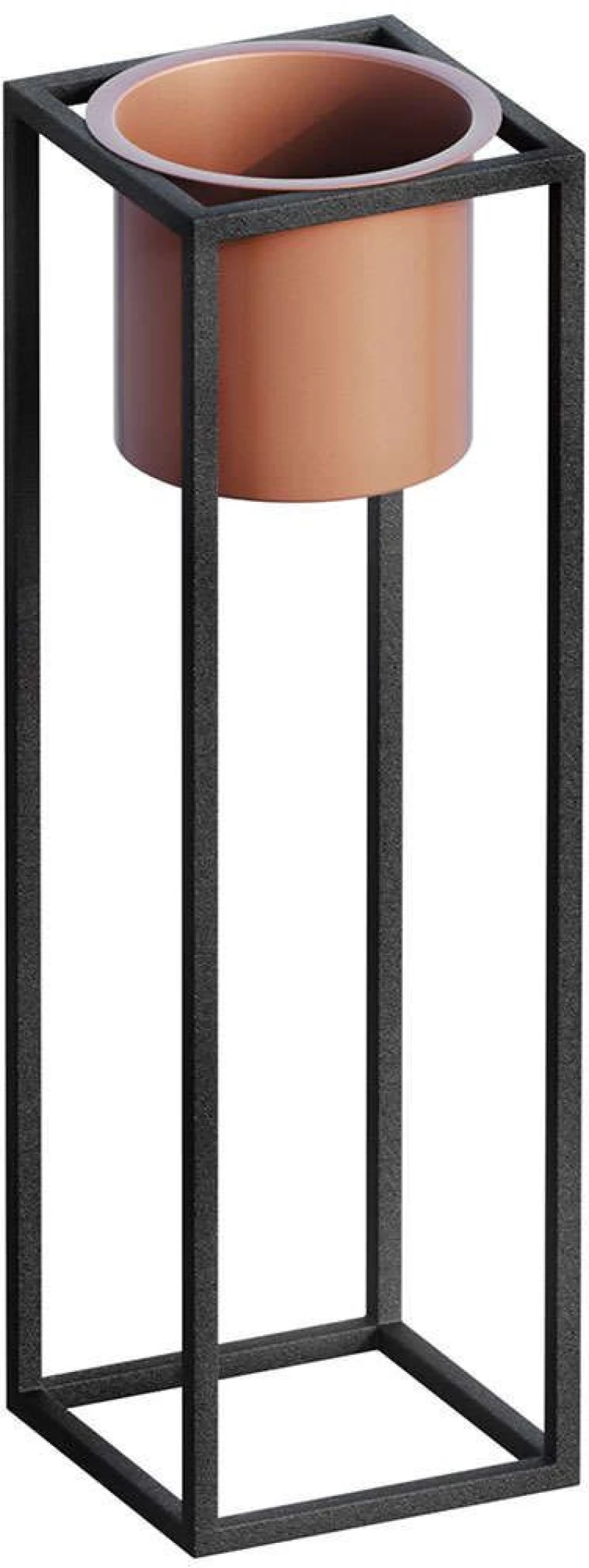 Κασπώ 247HFM1186 15x15x50cm Black-Copper Aberto Design Μέταλλο