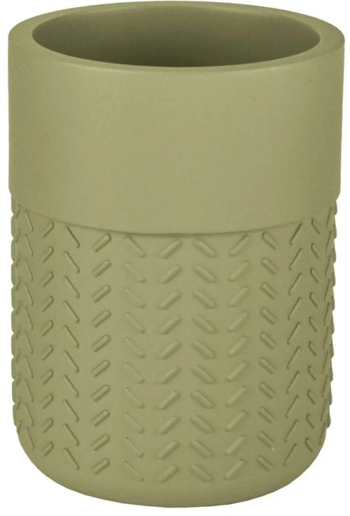 Ποτηροθήκη Dash 8667 616 7,5x11cm Dill Green Kleine Wolke Polyresin, Bamboo