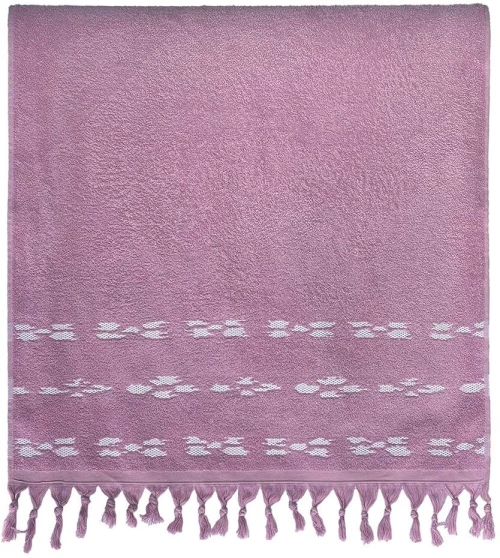 Πετσέτα Garnet Mauve Nef-Nef Σώματος 70x140cm 100% Βαμβάκι