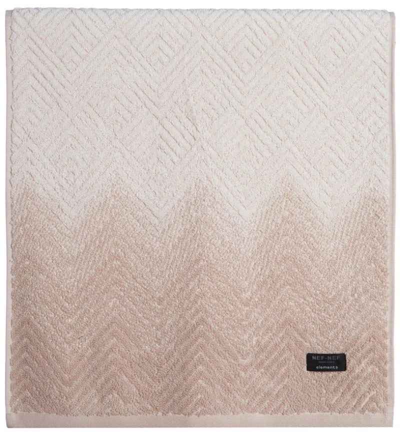 Πετσέτα Chevir Beige Nef-Nef Προσώπου 50x90cm 100% Βαμβάκι