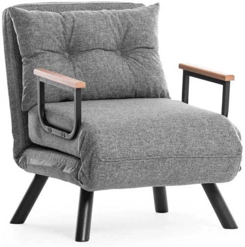 Πολυθρόνα - Κρεβάτι Sando 859FTN2819 60x78x78cm Light Grey