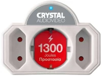 Πολύπριζο Ασφαλείας 3 Θέσεων SPW-21 White Crystal Audio