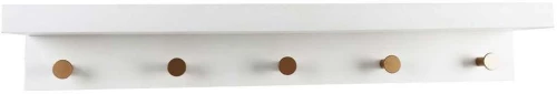 Κρεμάστρα 5 Θέσεων REF101 61x12x11cm White Espiel Mdf