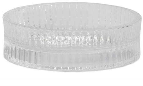 Σαπουνοθήκη Glass AH-BA73001 Φ11x3cm Clear Andrea House Γυαλί