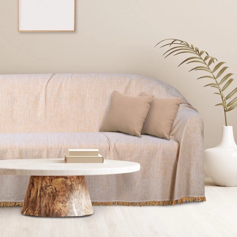 Ριχτάρι 0258 Ocher Das Home Τριθέσιο 180x300cm 100% Βαμβάκι