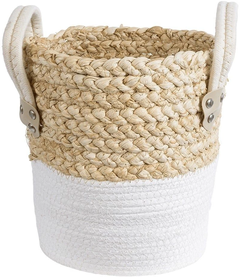 Κασπώ Nevada 20575 Φ23x23cm Beige-White GloboStar Σχοινί