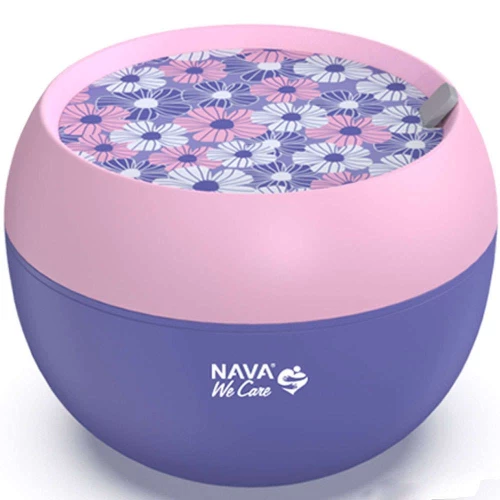 Φαγητοδοχείο We Care 10-259-011 Φ15x11,5cm 800ml Multi-Purple Nava Σιλικόνη,Πλαστικό