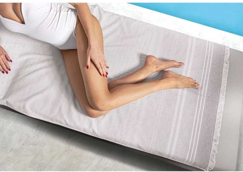 Πετσέτα Θαλάσσης Serenity Titanium Guy Laroche Θαλάσσης 90x180cm 100% Βαμβάκι