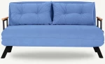 Καναπές - Κρεβάτι Διθέσιος Sando 859FTN2707 133x78x78cm Blue