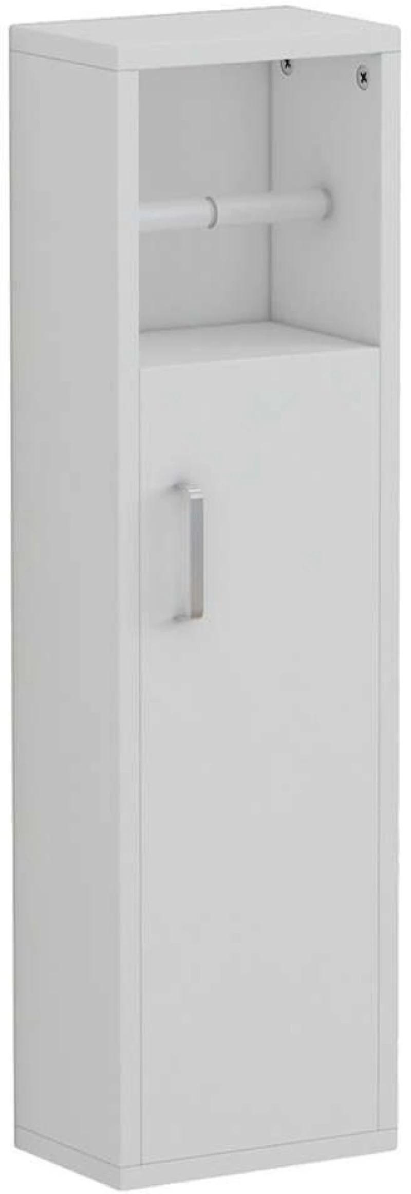 Ντουλάπι Μπάνιου Με Χαρτοθήκη Damien HM9025.12 20x13x70cm White Μελαμίνη