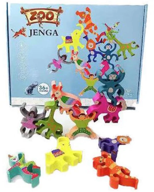 Επιτραπέζιο παιχνίδι Zoo Jenga 3+ ετών
