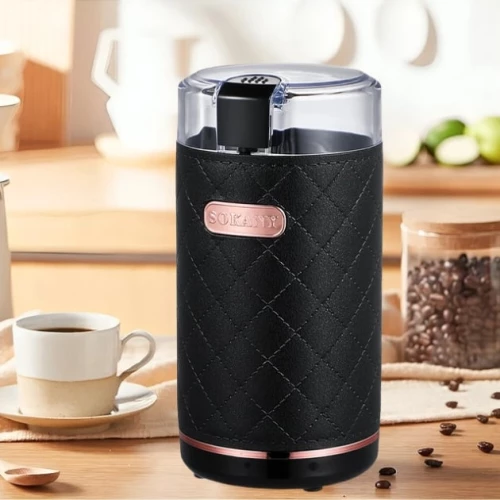 Mini Ηλεκτρικός Μύλος Καφέ 150W με Χωρητικότητα 50gr - Μαύρος - Sokany SK-3027