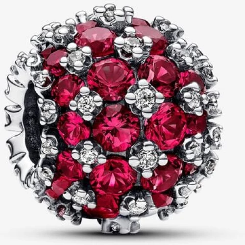 Σύμβολο Pandora με Λαμπερό Ροζ Pavé 792630C03