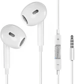 Ακουστικά Κινητού Handsfree Earbuds με Βύσμα Jack 3.5mm Treqa EP-758 Λευκό