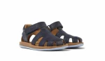 CAMPER SANDAL BOY BICHO 80372-068 NAVY LEATHER FIRST WALKERS