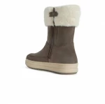GEOX J REBECCA G J26CVB 00022 C9006 A SMOKE GREY JUNIOR BOOTS WATERPROOF