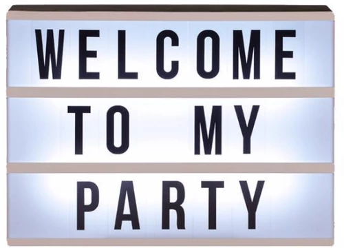 ΠΙΝΑΚΑΣ ΜΗΝΥΜΑΤΩΝ ΠΛΑΣΤΙΚΟΣ ΦΩΤΙΖΟΜΕΝΟΣ Υ22X30X5ΕΚ.