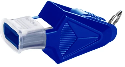 Σφυρίχτρα πλαστική gold με κορδόνι και θήκη (Plastic whistle gold with lanyard and case) LIGASPORT