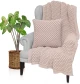 Μαξιλάρι sandy brown 50x50cm Liolios Home 002440 POPCORN