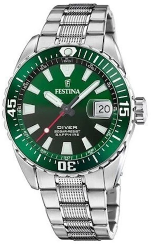 Ρολόι festina Silver/Green F20669/2