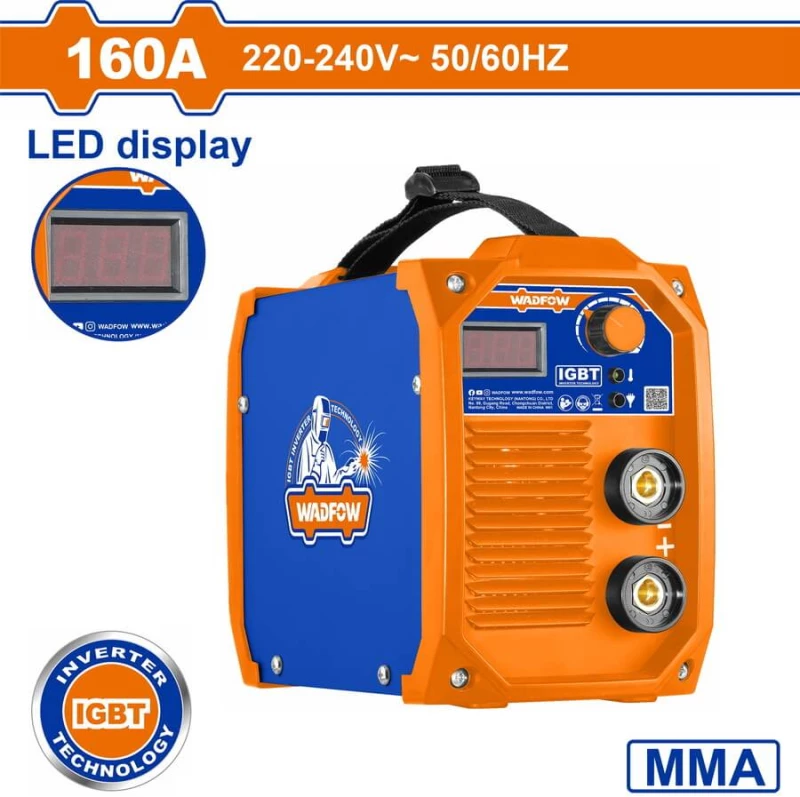WADFOW Ηλεκτροκόλληση INVERTER 230V / 160A-30% (WWD11601)