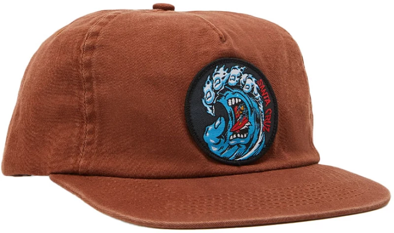 Santa Cruz Screaming Wave Snapback Ανδρικό Brown