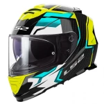 LS2 FF800 Storm II Tracker Gloss Black H-V