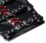 Shiny leather Calf Bondage Armbinders Restraint