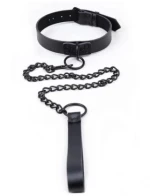 Naughty Toys Dark Collar with Leash