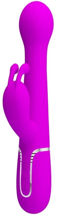 PRETTY LOVE - DEJON RABBIT VIBRATOR 3 IN 1 MULTIFUNCTION VIOLET