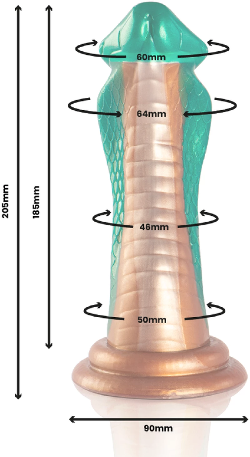 EPIC - PYTHON DILDO COBRA GREEN