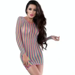 CHILIROSE - CR 4334 DRESS MULTICOLOUR