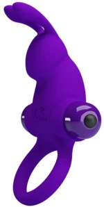 PRETTY LOVE - VIBRATOR RING I RABBIT FOR PURPLE PENIS
