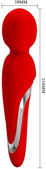 PRETTY LOVE - WALTER VIBRATOR WAND RED