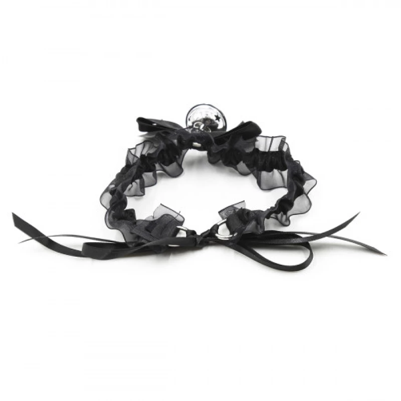 Naughty Toys Cute Black Choker with Bell