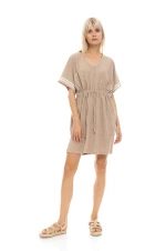Γυναικείο Beachdress Pink Label -  Φόρεμα - Skin - Regular Fit - Cotton