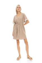 Γυναικείο Beachdress Pink Label -  Φόρεμα - Skin - Regular Fit - Cotton