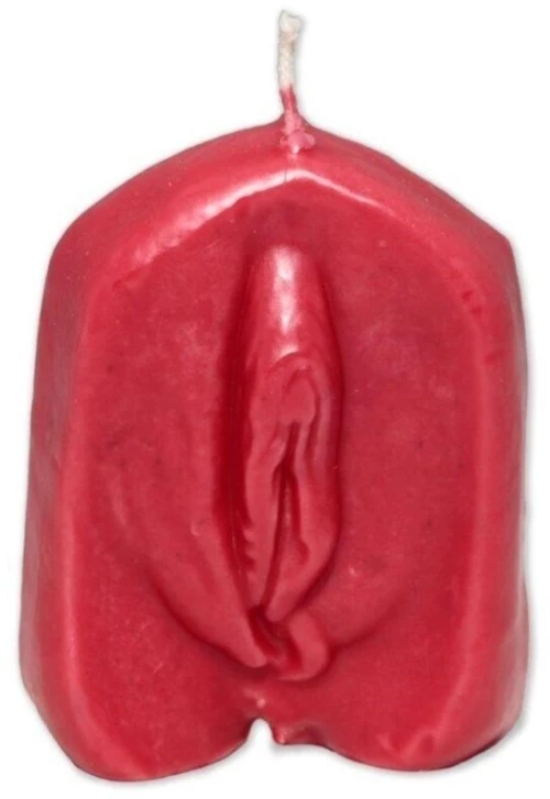 PRIDE - LARGE VAGINA CANDLE RED