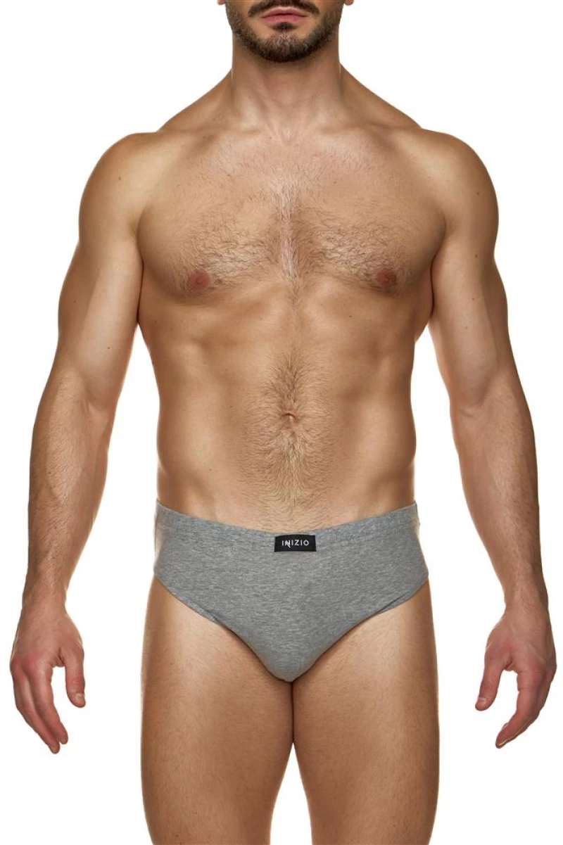 ΑΝΔΡΙΚΟ ΣΛΙΠ NIZIO ΜΕ ΕΣΩΤΕΡΙΚΟ ΛΑΣΤΙΧΟ 2 PACK 4399 ΓΚΡΙ