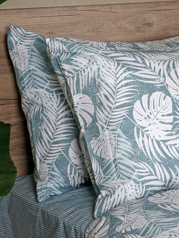 Παπλωματοθήκη Cotton Feelings 2038 Aqua Υπέρδιπλη (230x250)