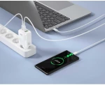 XO L139 Φορτιστής 65W GaN 1xUSB-A + 2xUSB-C, Λευκός
